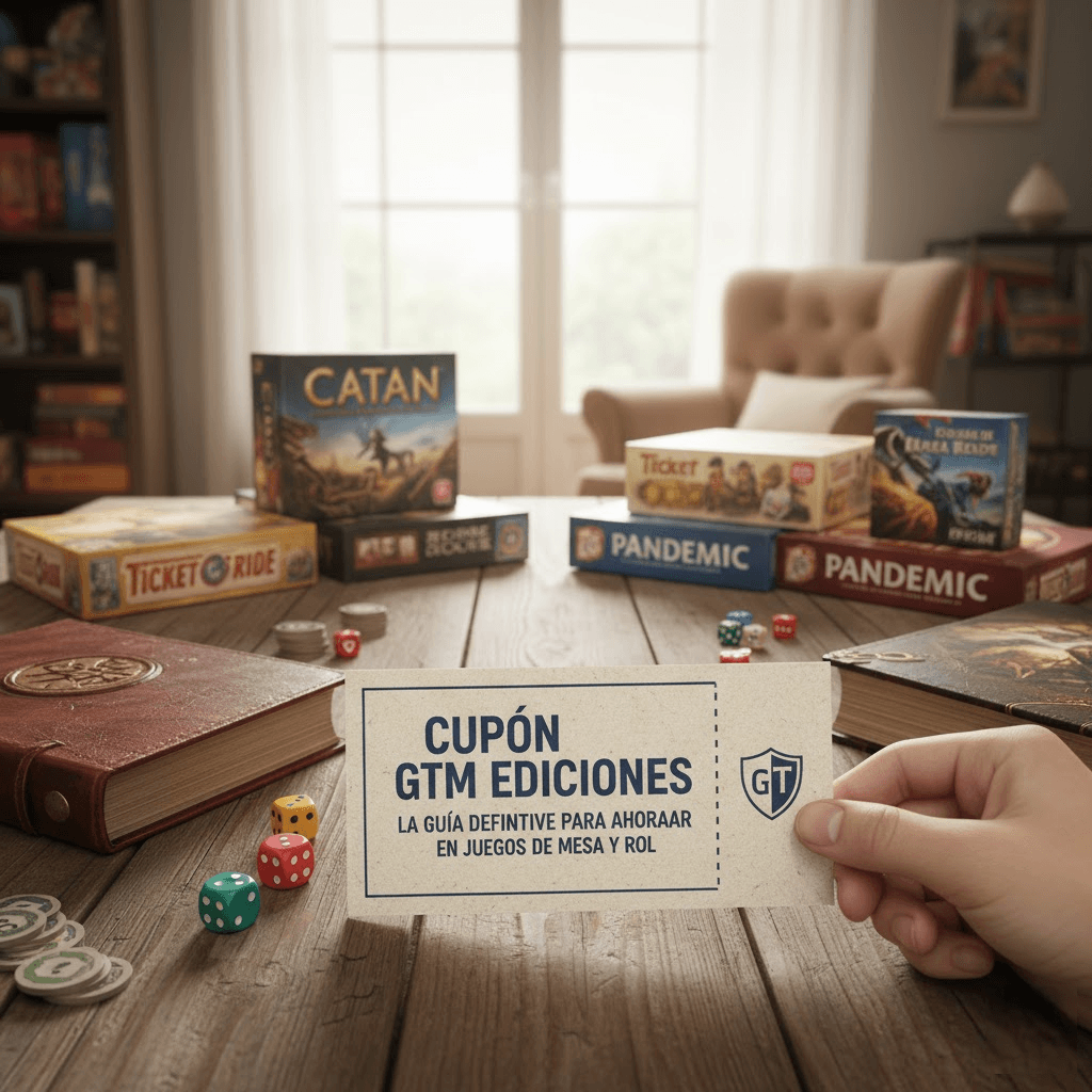 Cupón GTM Ediciones: La Guía Definitiva para Ahorrar en Juegos de Mesa y Rol Cupón GTM Ediciones: La Guía Definitiva para Ahorrar en Juegos de Mesa y Rol