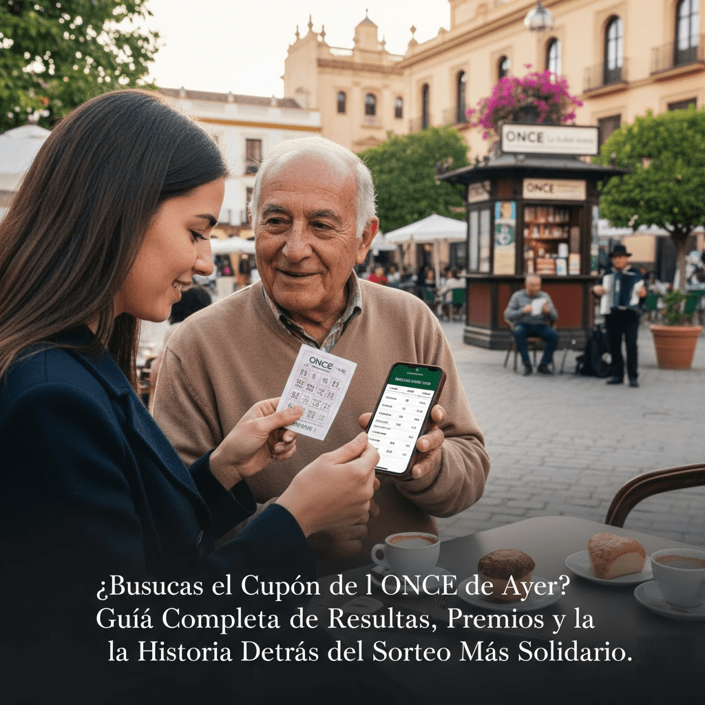 ¿Buscas el Cupón de la ONCE de Ayer? Guía Completa de Resultados, Premios y la Historia Detrás del Sorteo Más Solidario ¿Buscas el Cupón de la ONCE de Ayer? Guía Completa de Resultados, Premios y la Historia Detrás del Sorteo Más Solidario