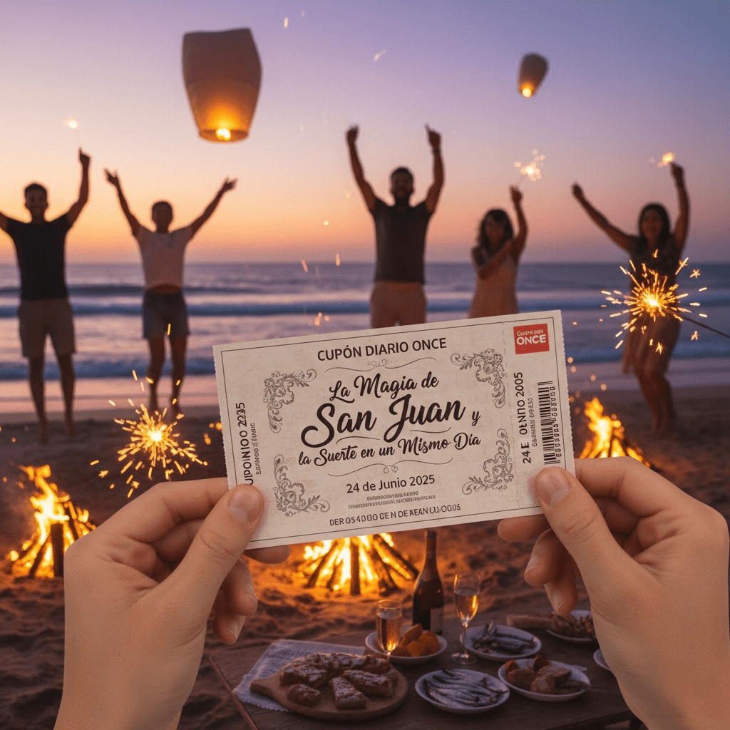 Cupón Diario ONCE 24 de Junio 2025: La Magia de San Juan y la Suerte en un Mismo Día Cupón Diario ONCE 24 de Junio 2025: La Magia de San Juan y la Suerte en un Mismo Día