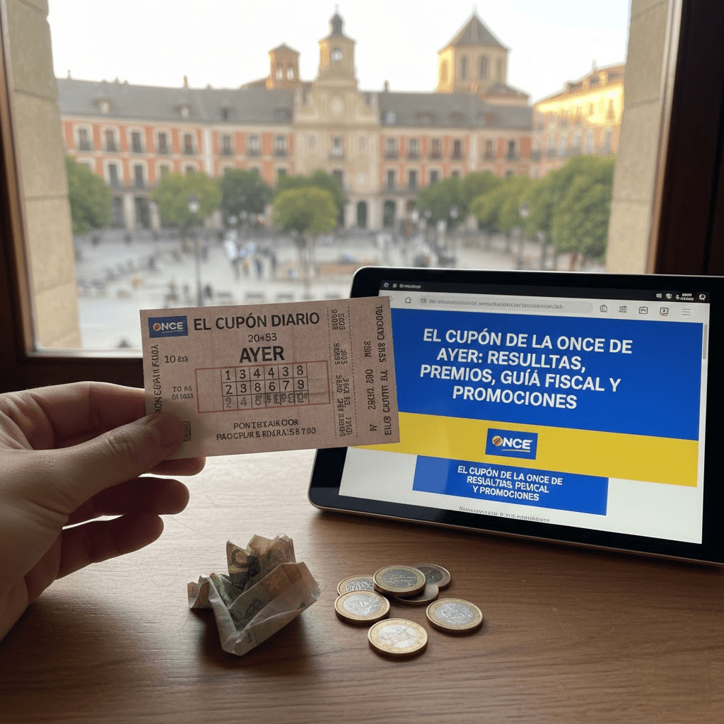 El Cupón de la ONCE de Ayer: Resultados, Premios, Guía Fiscal y Promociones